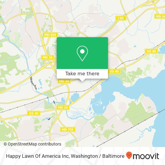 Happy Lawn Of America Inc map