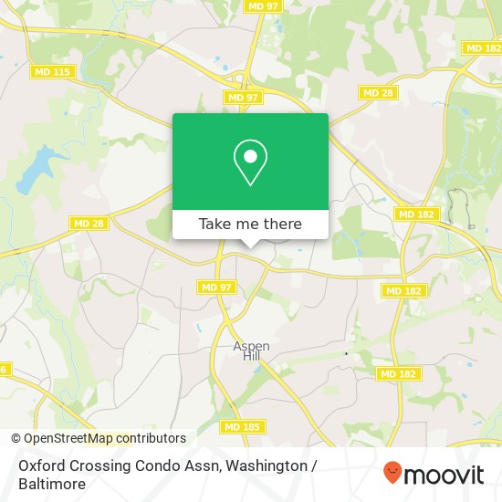 Mapa de Oxford Crossing Condo Assn