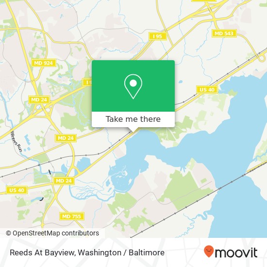 Reeds At Bayview map