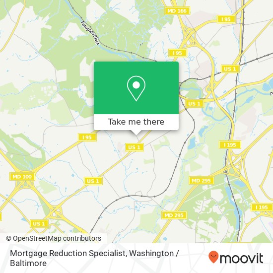 Mortgage Reduction Specialist map