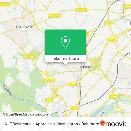 KLF Residentials Appraisals map