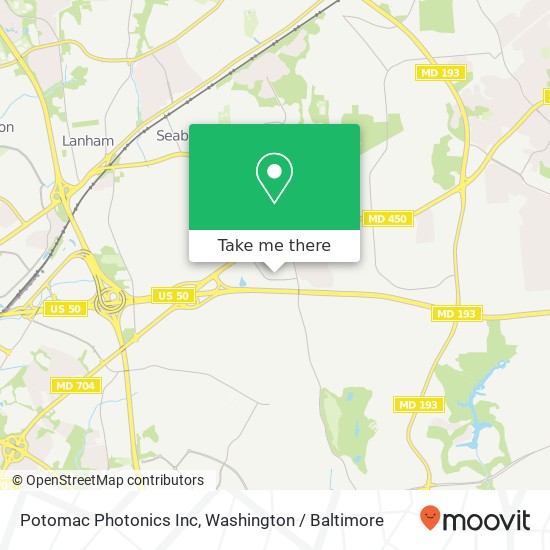 Mapa de Potomac Photonics Inc