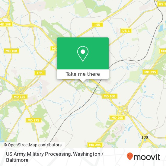 Mapa de US Army Military Processing