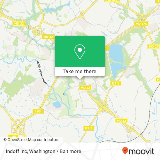 Indoff Inc map