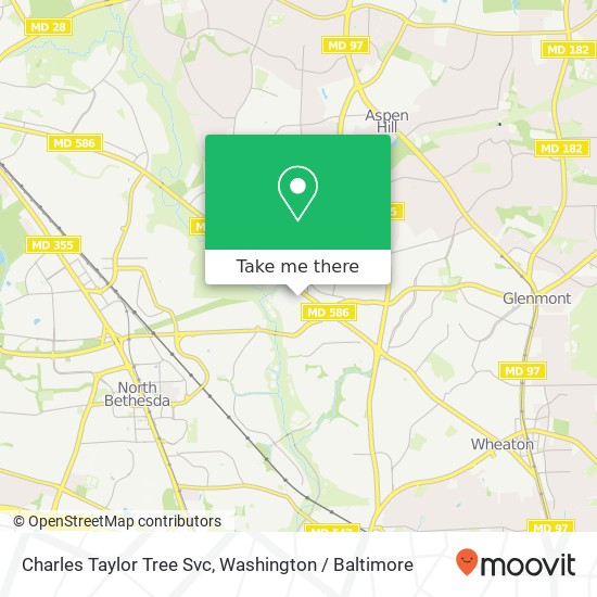 Charles Taylor Tree Svc map