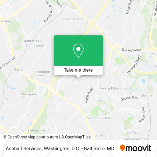 Asphalt Services map