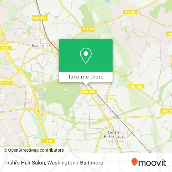 Mapa de Ruhi's Hair Salon
