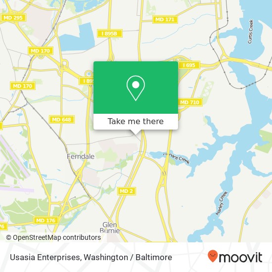 Mapa de Usasia Enterprises