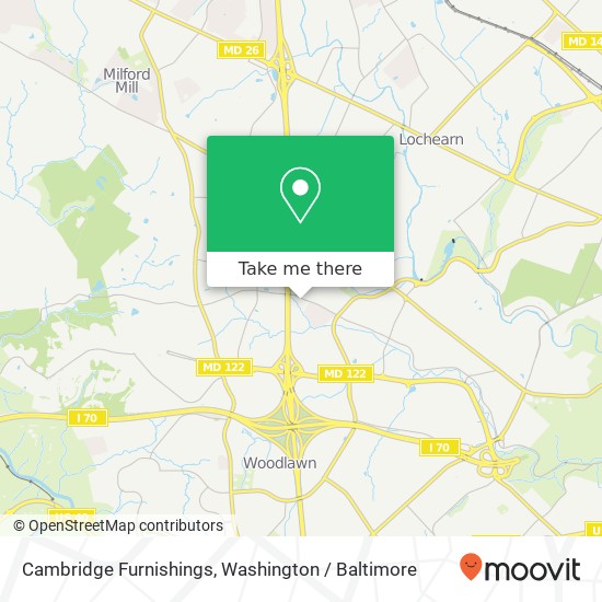 Mapa de Cambridge Furnishings