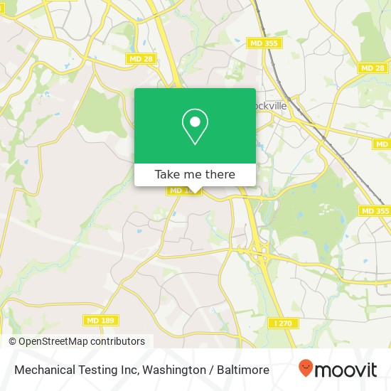 Mechanical Testing Inc map