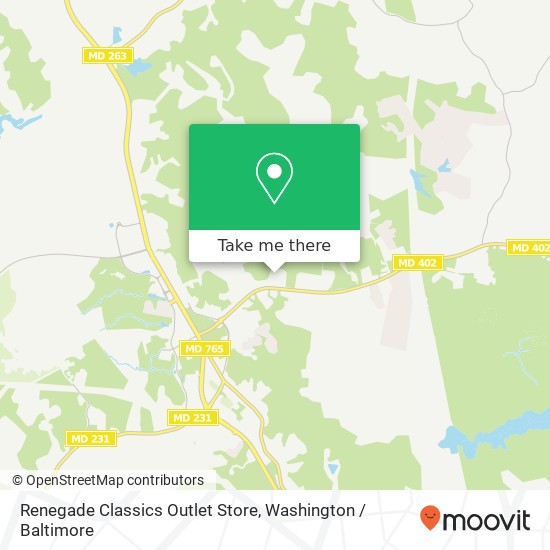 Mapa de Renegade Classics Outlet Store