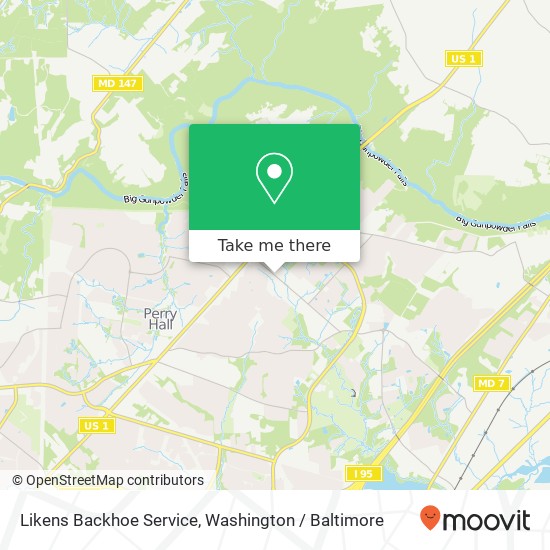 Mapa de Likens Backhoe Service