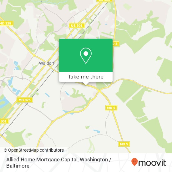 Allied Home Mortgage Capital map