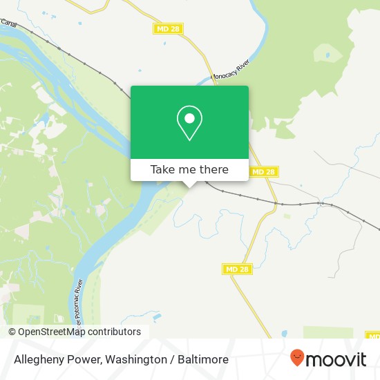 Allegheny Power map