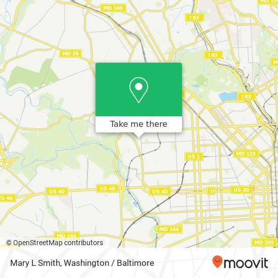 Mary L Smith map