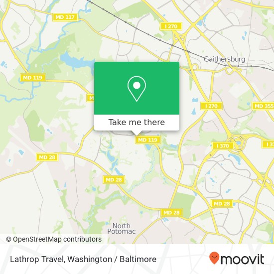 Mapa de Lathrop Travel