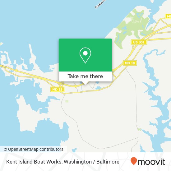 Mapa de Kent Island Boat Works