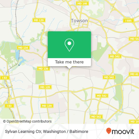 Sylvan Learning Ctr map