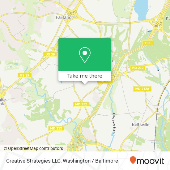 Mapa de Creative Strategies LLC