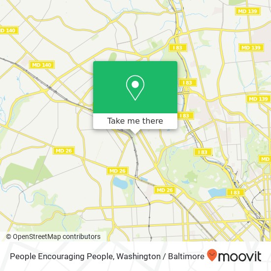 People Encouraging People map