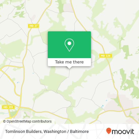 Tomlinson Builders map