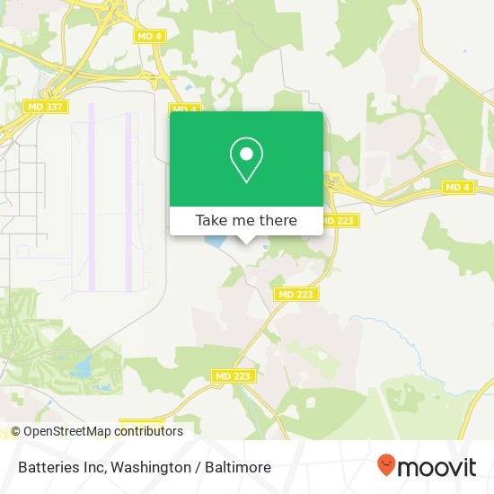 Batteries Inc map