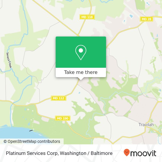 Platinum Services Corp map