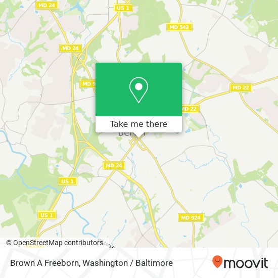 Brown A Freeborn map