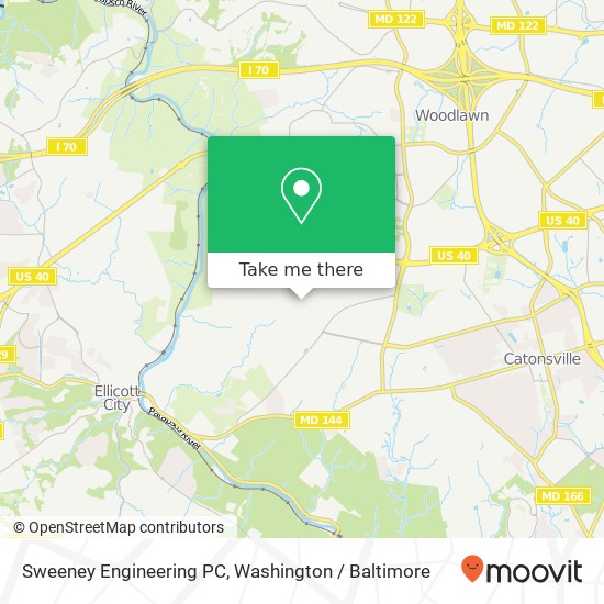 Mapa de Sweeney Engineering PC