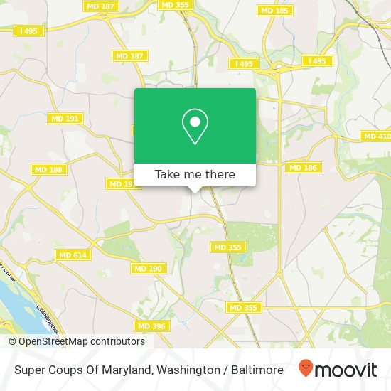 Super Coups Of Maryland map