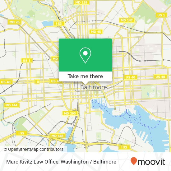 Mapa de Marc Kivitz Law Office