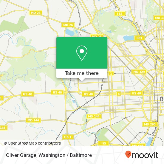 Mapa de Oliver Garage