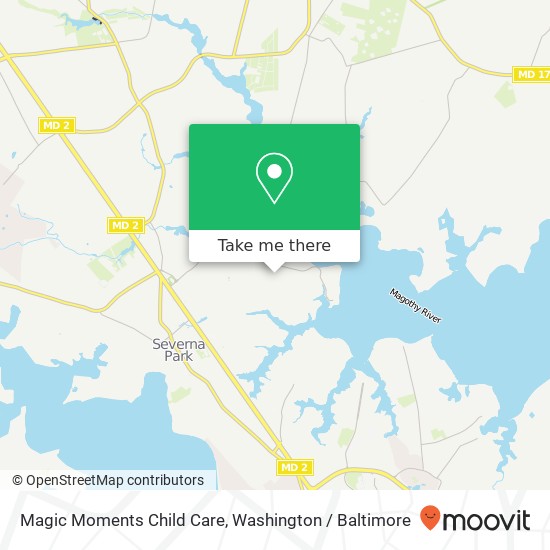 Magic Moments Child Care map