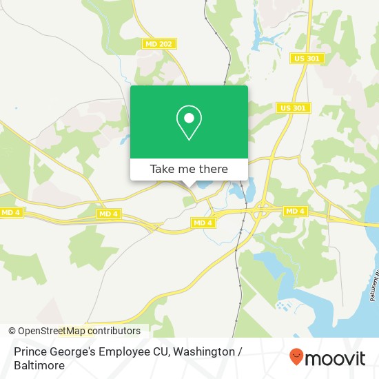 Mapa de Prince George's Employee CU