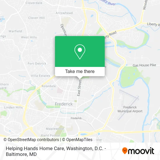 Helping Hands Home Care map