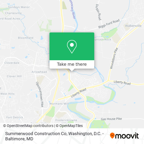 Summerwood Construction Co map