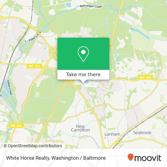 White Horse Realty map