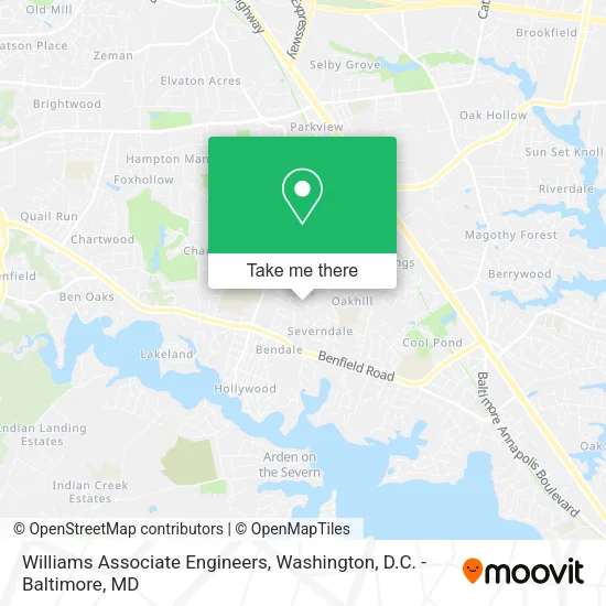 Williams Associate Engineers map