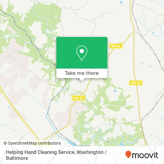 Mapa de Helping Hand Cleaning Service
