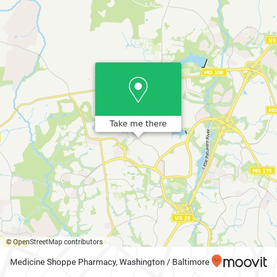 Mapa de Medicine Shoppe Pharmacy