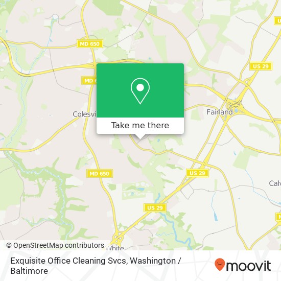 Exquisite Office Cleaning Svcs map