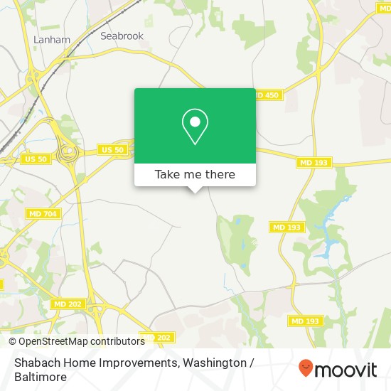 Shabach Home Improvements map