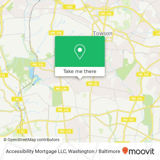 Mapa de Accessibility Mortgage LLC