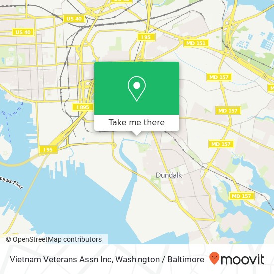 Mapa de Vietnam Veterans Assn Inc