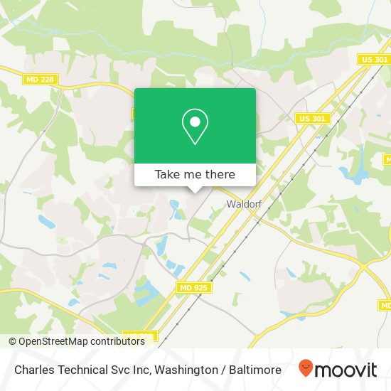 Charles Technical Svc Inc map