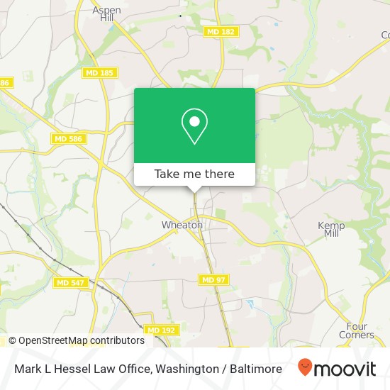 Mark L Hessel Law Office map