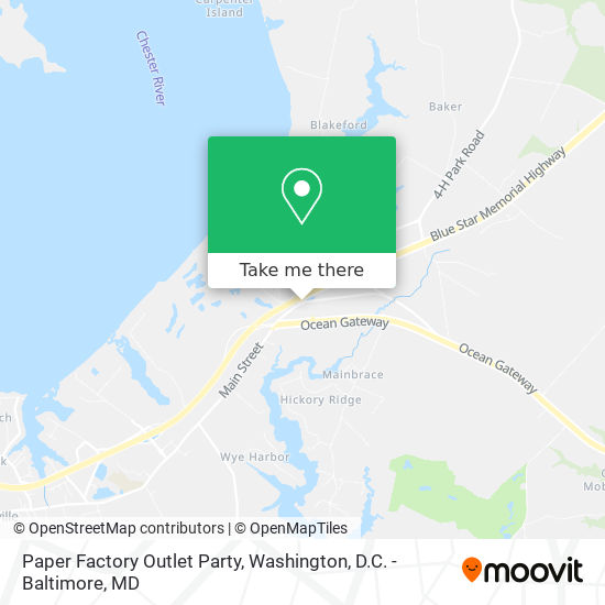 Mapa de Paper Factory Outlet Party