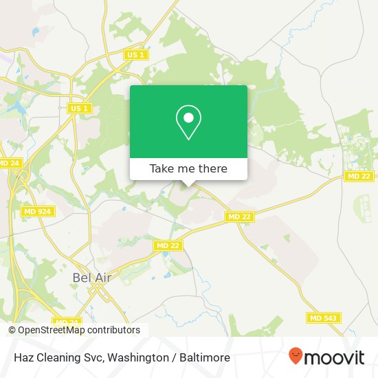 Haz Cleaning Svc map