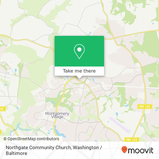 Northgate Community Church map