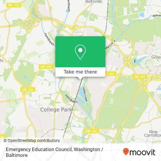 Mapa de Emergency Education Council